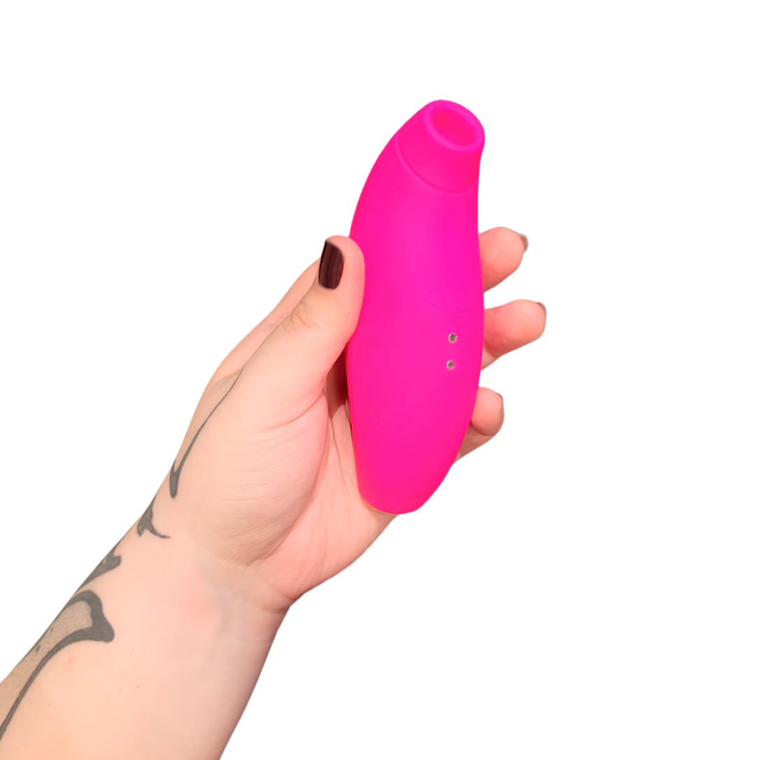 Vibrador Clitoriano em Silicone com 7 Modos de Estimulação de Língua e 7 Modos de Pulsação - Dibe Prince | 12,5 x 4,8 cm | Disponível em 3 Cores - 8