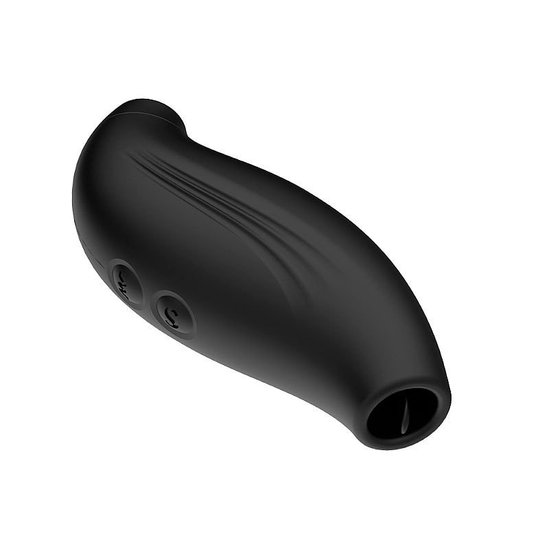 Vibrador Clitoriano em Silicone com 7 Modos de Estimulação de Língua e 7 Modos de Pulsação - Dibe Prince | 12,5 x 4,8 cm | Disponível em 3 Cores - 3