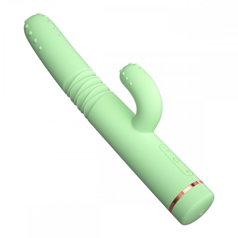 Vibrador de Clitóris e Ponto G Recarregável no Formato de Cacto com Função Aquecimento, 10 Modos de Vibrações e 7 Modos Vai e Vem - Lilo Vibrator We Love | Disponível em 2 Cores - 7