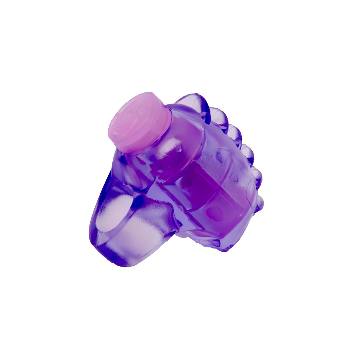 Dedeira Estimuladora em Silicone com Textura e Vibração Única | Disponível em 2 Cores - 3