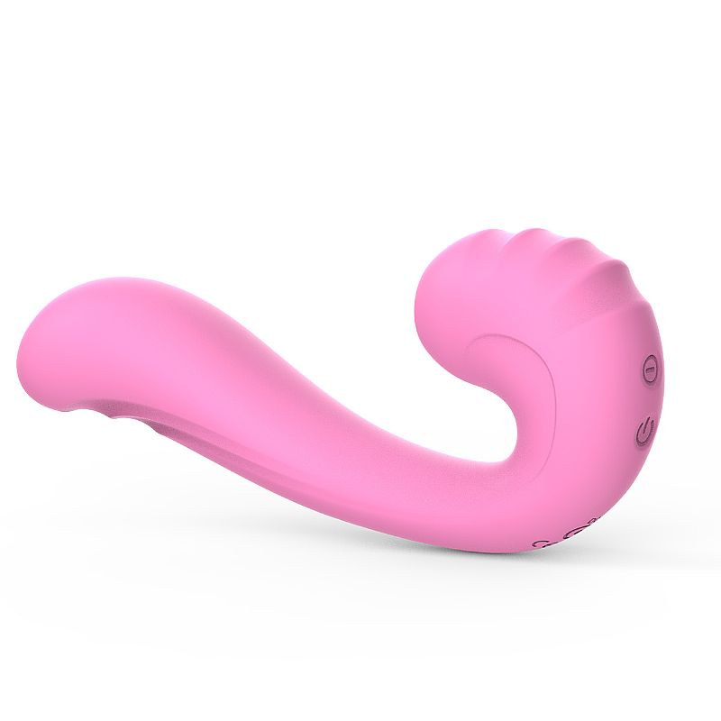 Vibrador Duplo Recarregável com 2 Motores,10 Modos de Vibração e Pulsações -  SI Zenobia | 12,3 x 3,3 cm | Disponível em 3 Cores - 3