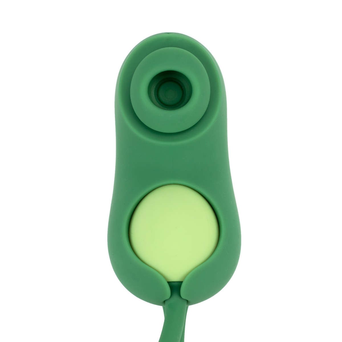 Vibrador Duplo Recarregável em Silicone com Formato Lúdico de Ervilha, 9 Modos de Vibração, 6 Níveis de Pulsação e Resistente à Água - S-Hande Pea Pod | Disponível em 2 Cores - 5