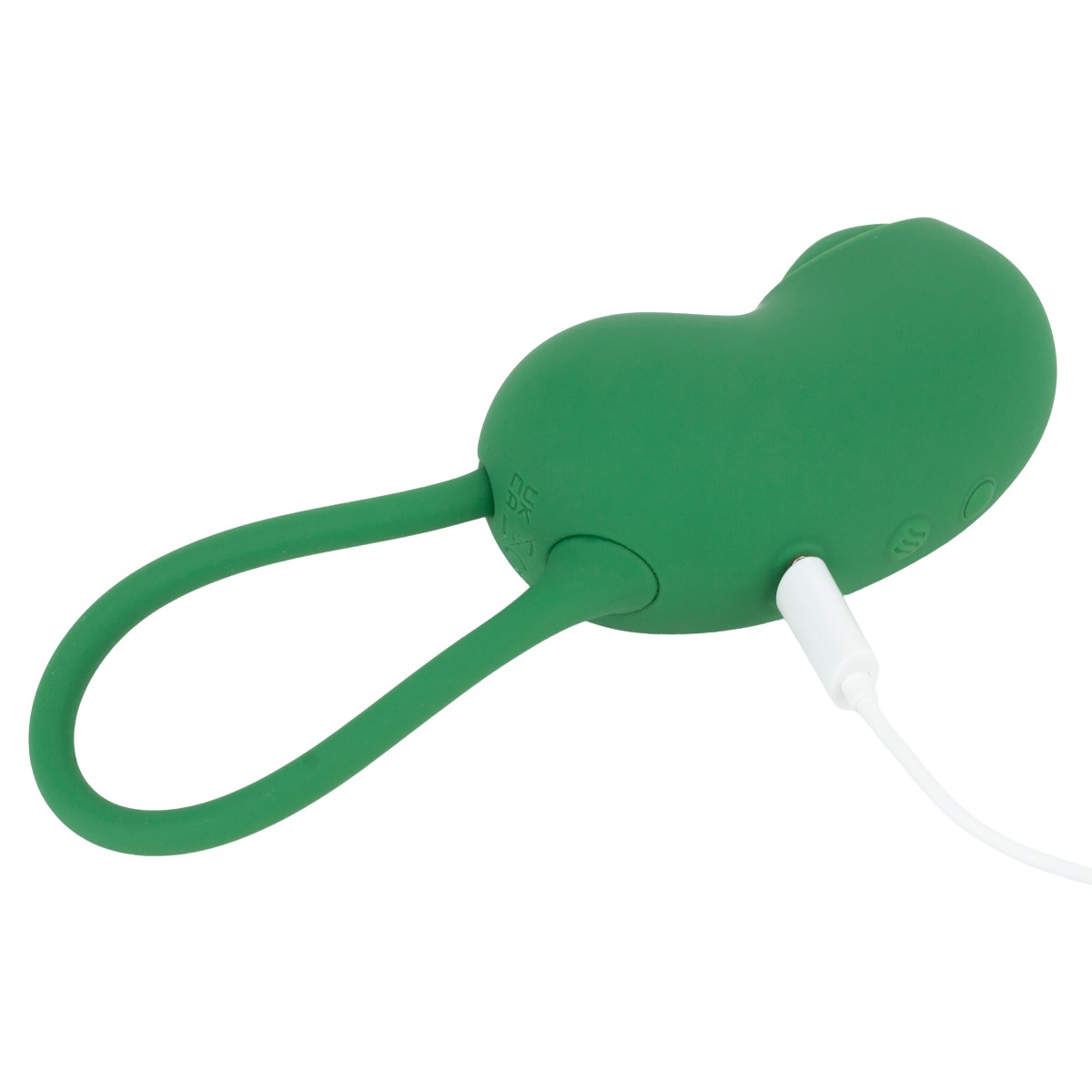 Vibrador Duplo Recarregável em Silicone com Formato Lúdico de Ervilha, 9 Modos de Vibração, 6 Níveis de Pulsação e Resistente à Água - S-Hande Pea Pod | Disponível em 2 Cores - 6