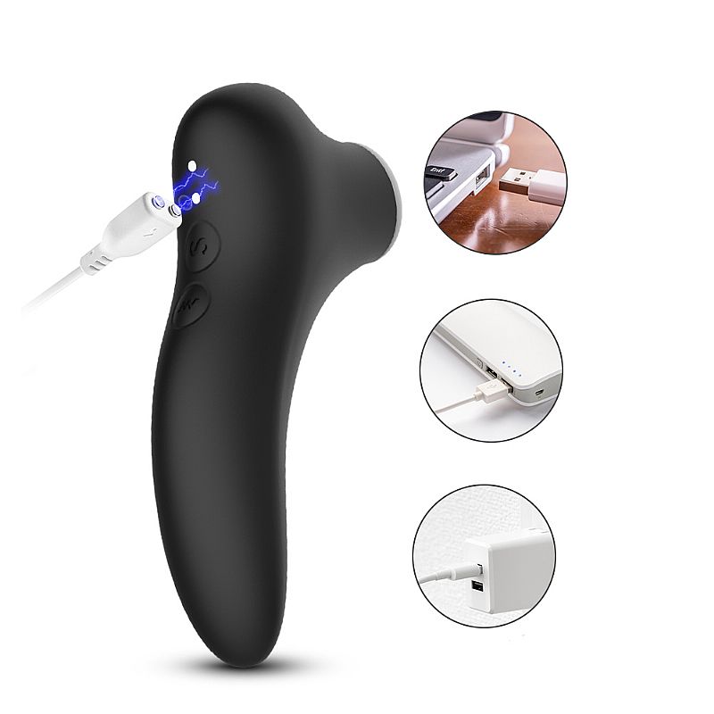 Vibrador e Estimulador de Clitóris com 7 Modos de Pulsação e Vibração, Recarregável - Dibe Orgasm Clitoral Super Sucking 4 | 14,7 x 4,1 cm - 6