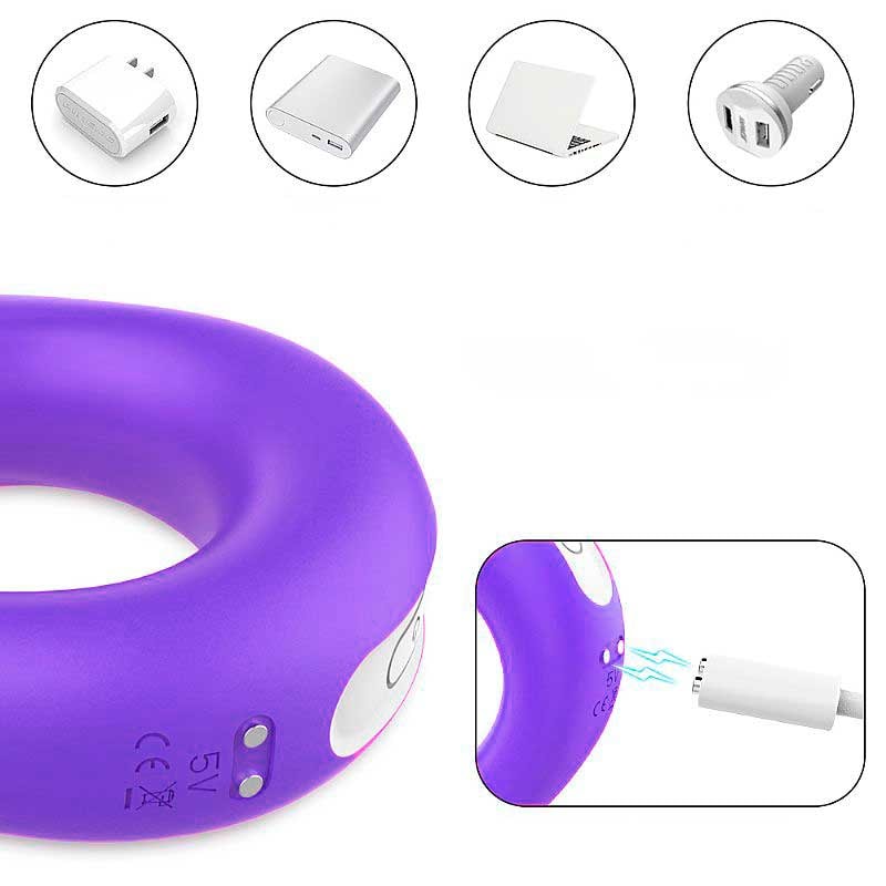 Vibrador Estimulador de Clitóris e Ponto G Recarregável em Silicone com 9 Modos de Vibração - S Hande Pheobe| Disponível em 2 Cores - 8