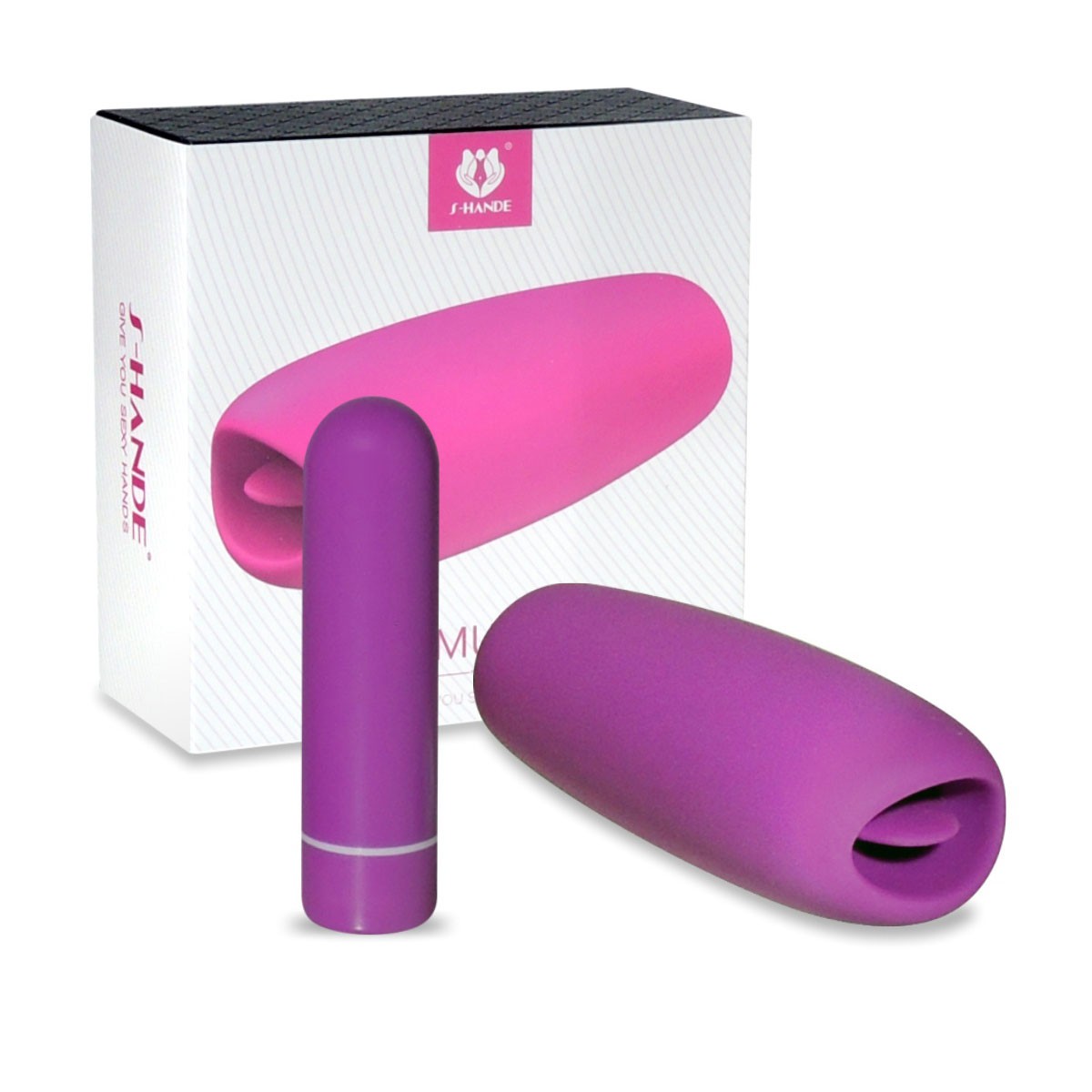 Vibrador Estimulador de Clítoris com 9 Modos de Vibração e Recarregável - S-Hande Mua | 8,2 x 3,3 cm | Disponível em 2 Cores - 3