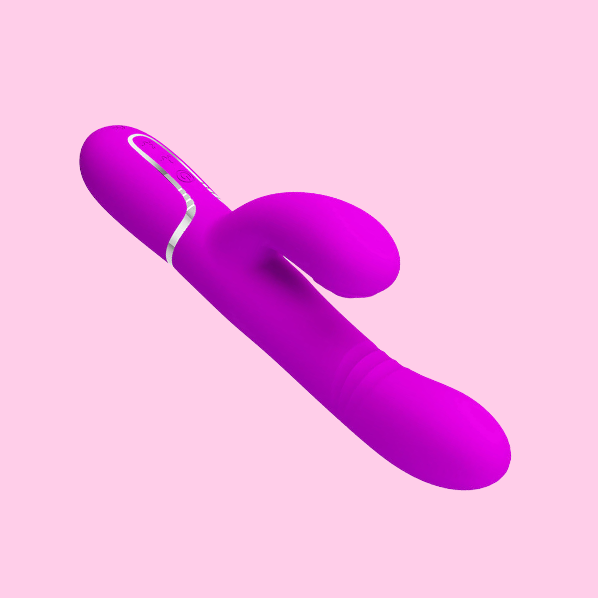 Vibrador e Estimulador de Ponto G e Clitóris com 7 Modos de Vibração e Pulsação, 4 Movimentos de Vai e vem e Recarregável - Pretty Love Mariane | 12 x 3,5 cm - 3