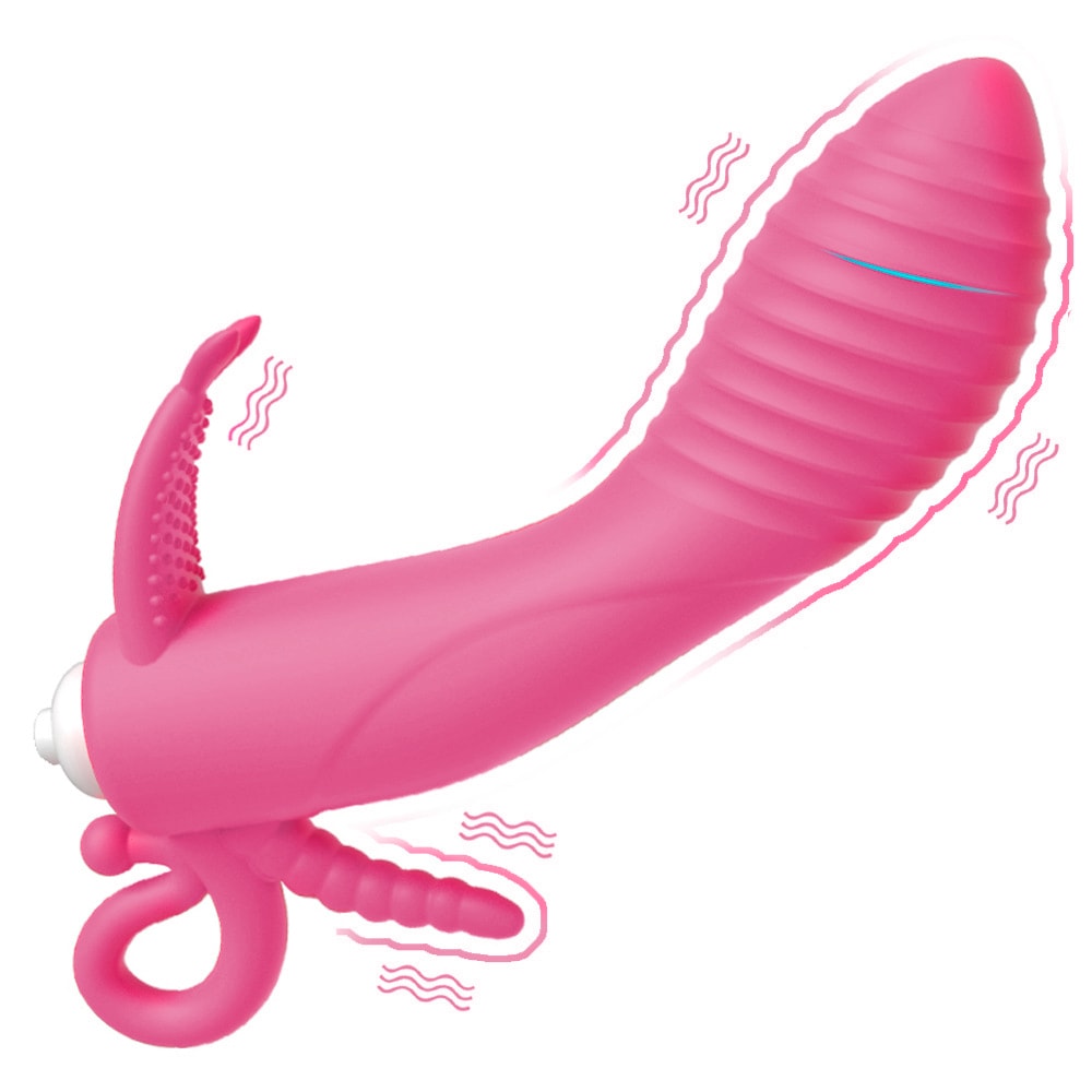 Vibrador Estimulador de Ponto G, Clitóris e Anal com 10 Modos de Vibração - WoW | 10 x 2,8 cm | Disponível em 2 Cores - 5