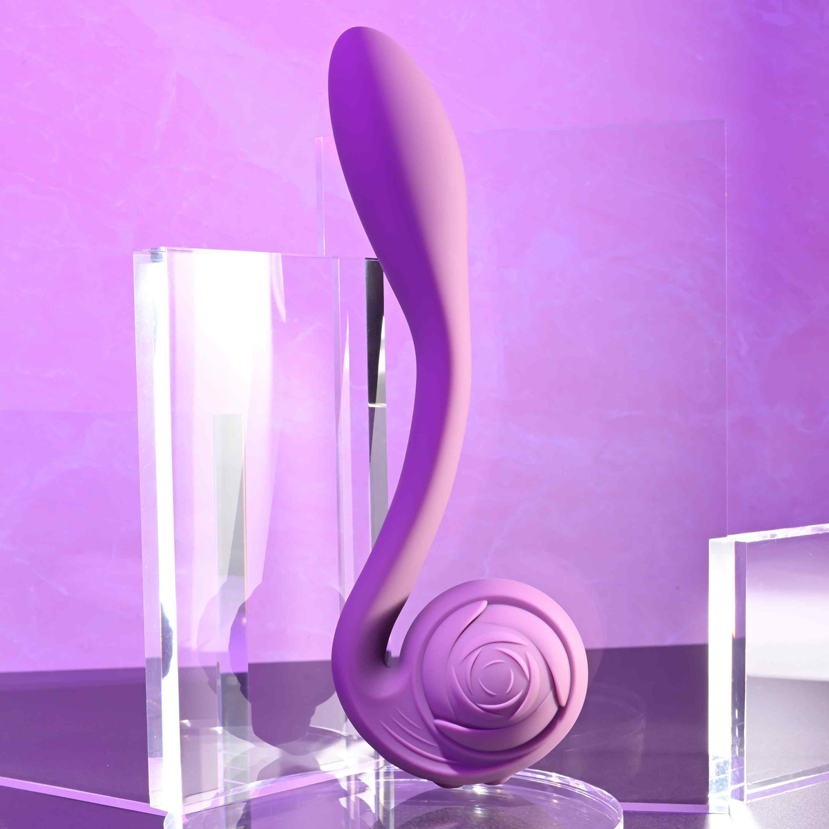 Vibrador e Estimulador de Ponto G e Clitóris com Formato de Caracol e 10 Tipos de Vibrações - Gender X Poseable You | 13,5 x 3,2 cm - 6