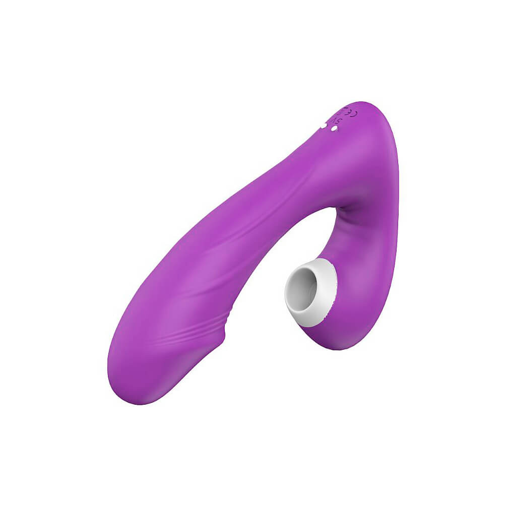 Vibrador Estimulador de Ponto G e Clítoris com Glande, 9 Modos de Vibração e 9 Intensidades de Pulsação - S-Hande Fierce | 10,2 x 3,4 cm | Disponível em 2 Cores - 7