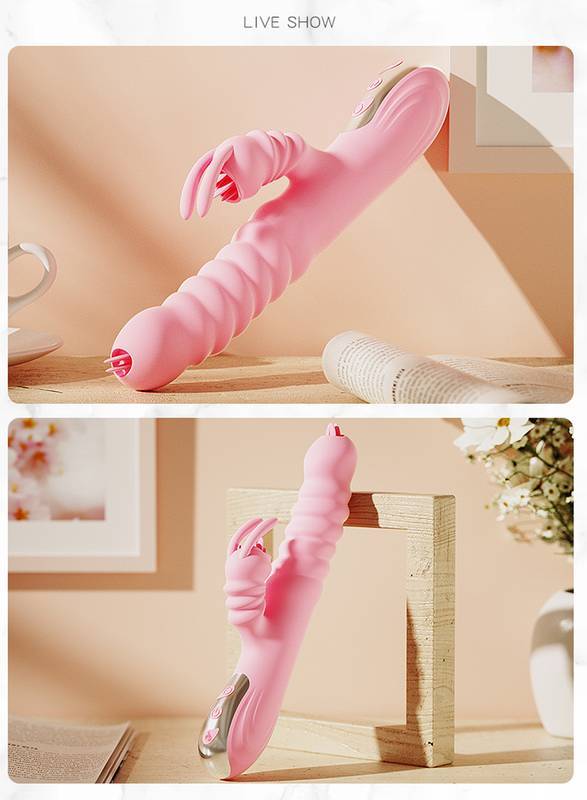 Vibrador Estimulador com Ponto G e Clítoris com Movimentos Vai e Vem, 3 Modos de Rotação, 20 Vibrações e Função de Aquecimento - In Sugar Boom | 14 x 3,1 cm - 2