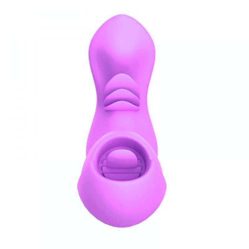 Vibrador de Ponto G e Clítoris em Silicone com 7 Modos de Vibração, Auto Aquecimento e Controle Remoto - Dibe Amanda | 10 x 3,1 cm | Disponível em 2 Cores - 7