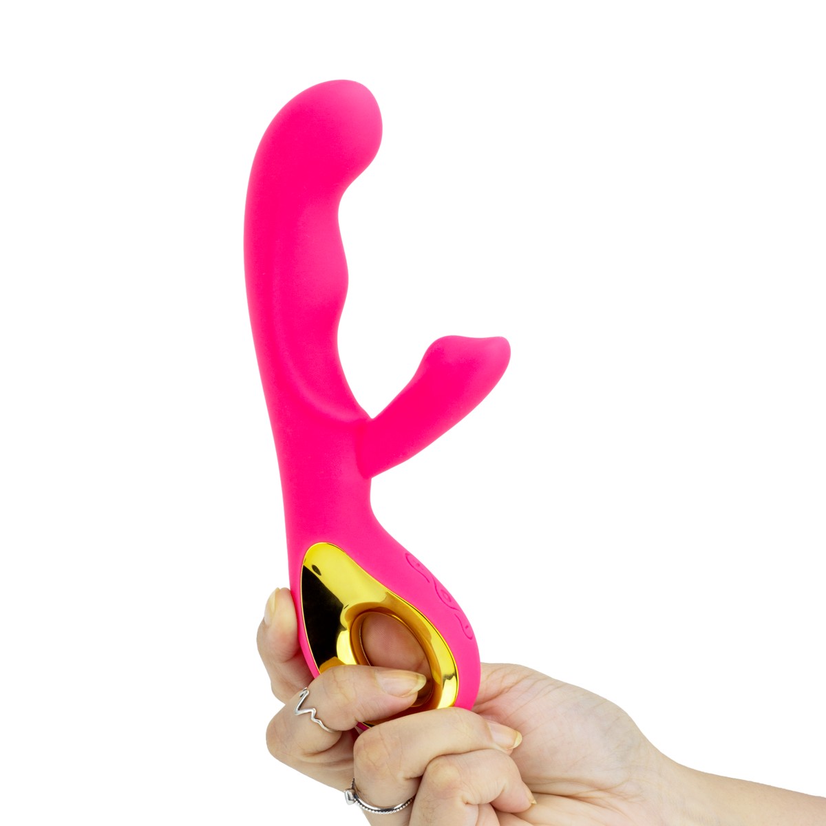 Vibrador Estimulador de Ponto G e Clitóris em Silicone com 10 Modos de Vibração, Recarregável - Intt Toys Sex Angel | 10 x 3,2 cm - 6