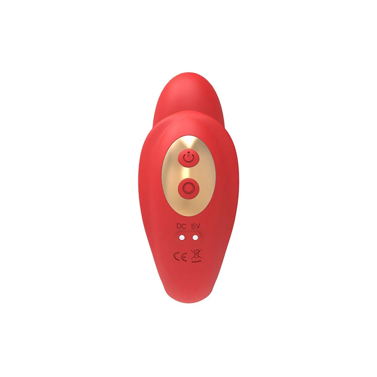 Vibrador Estimulador de Ponto G e Clitóris em Silicone com 10 Modos de Vibração, 10 Tipos de Pulsação e Recarregável -  Intt Orgasmic Luxury | 10,5 x 9,2 cm - 5