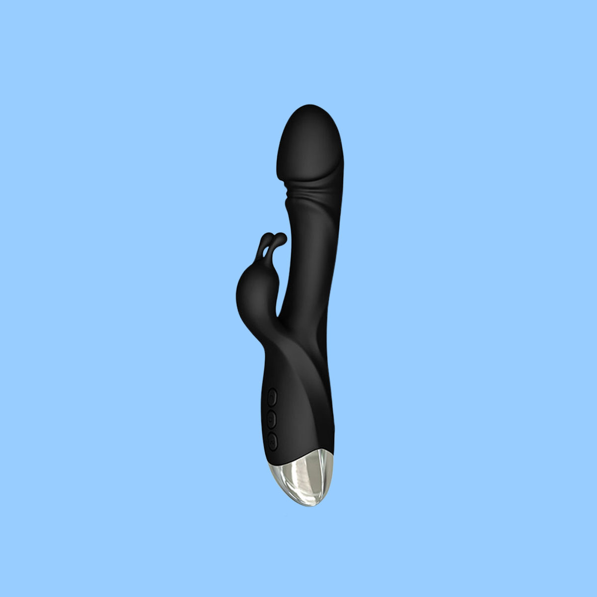 Vibrador Estimulador de Ponto G e Clitóris em Silicone com 10 Modos de Vibração, Base Cromada e Recarregável - Free Romeo | 11,5 x 3,8 cm | Disponível em 3 Cores - 13