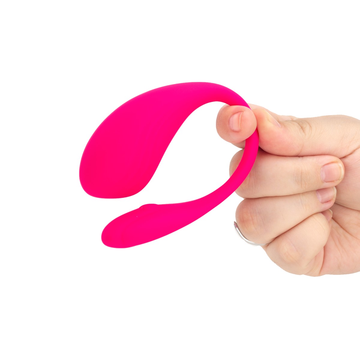 Vibrador Estimulador de Ponto G e Clitóris em Silicone com 9 Modos de Vibrações, Recarregável e Controle Via Aplicativo - Dmitry | 11 x 3,4 cm | Disponível em 2 Cores - 11