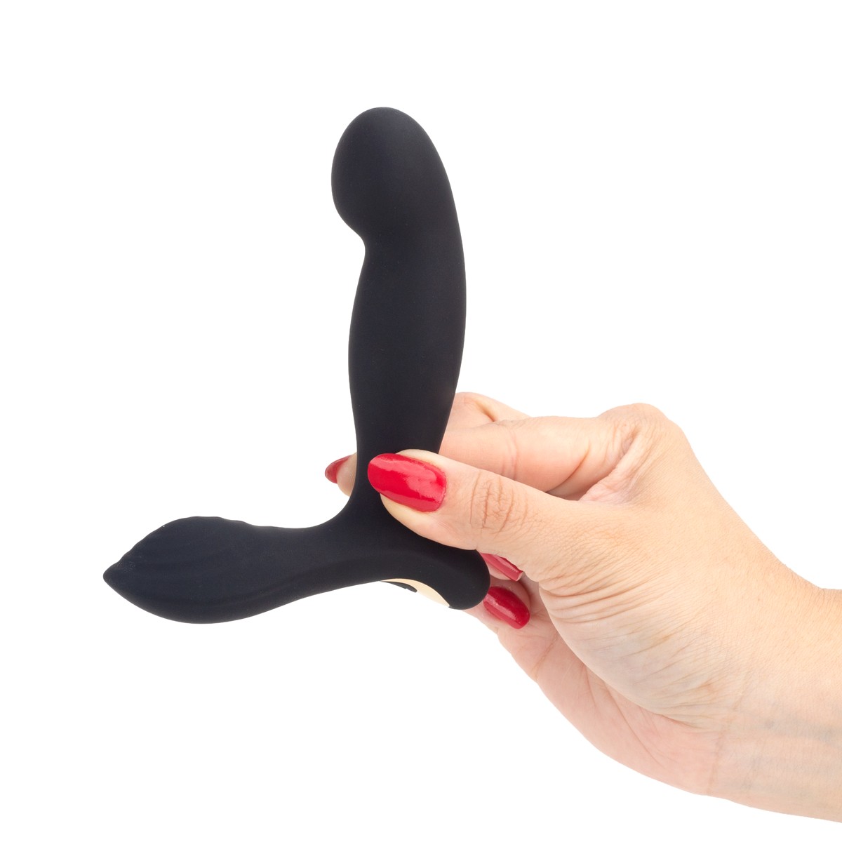 Vibrador Estimulador de Próstata em Silicone com 10 Modos de Vibração, Controle Remoto, Recarregável e Resistente à Água - S-Hande Lucas-RCT | 9,5 x 3 cm - 6