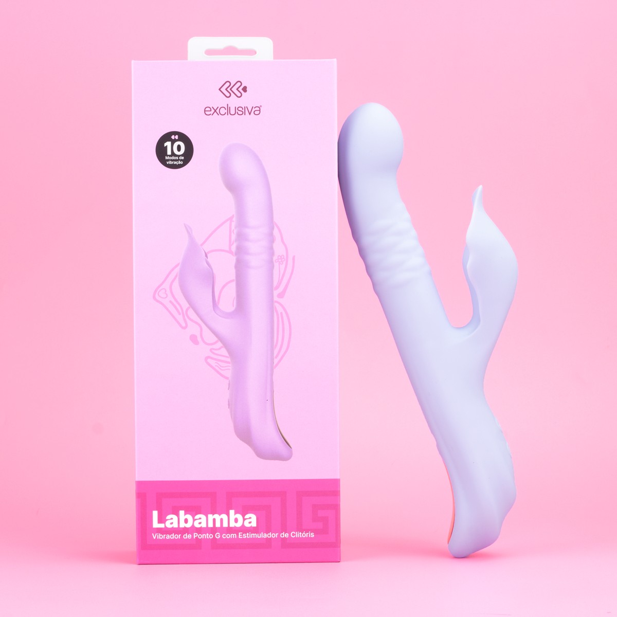 Vibrador e Estimulador em Silicone com 10 Modos de Vibração, Pulsações e Carregamento USB Magnético - Exclusiva Labamba - 2
