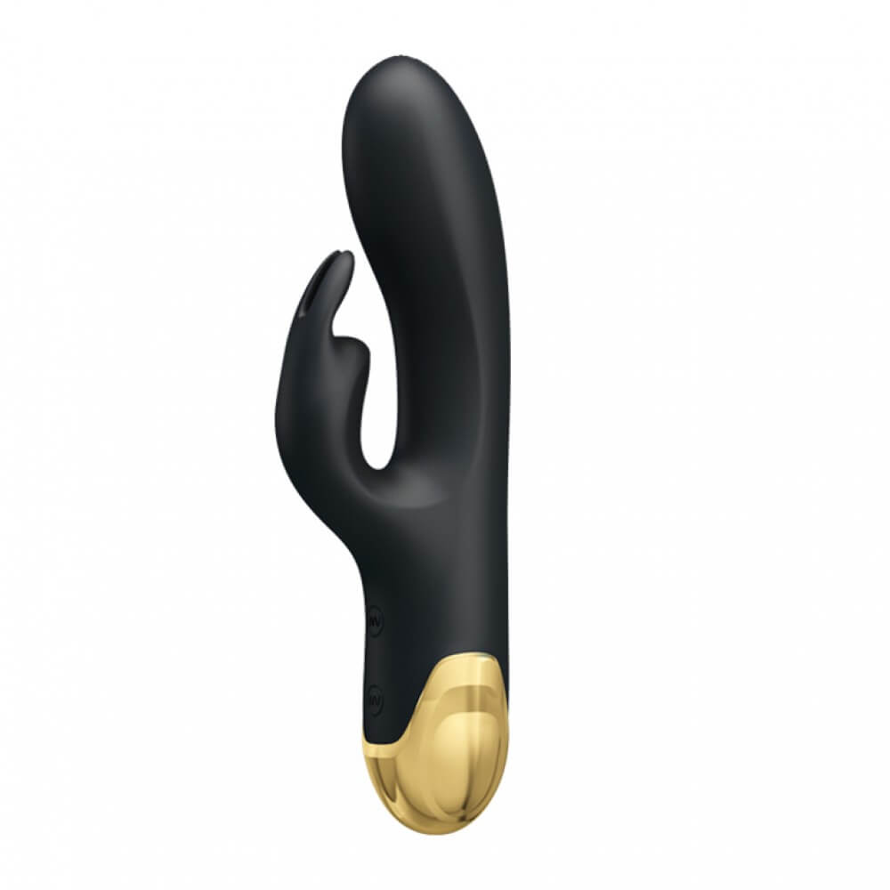 Vibrador de Ponto G e Clítoris Flexível com Forma de Coelho em Silicone Ultra Macio com 7 Vibrações e Resistente à Água - Pretty Love Double Pleasure | 10,2 x 3,6 cm - 2