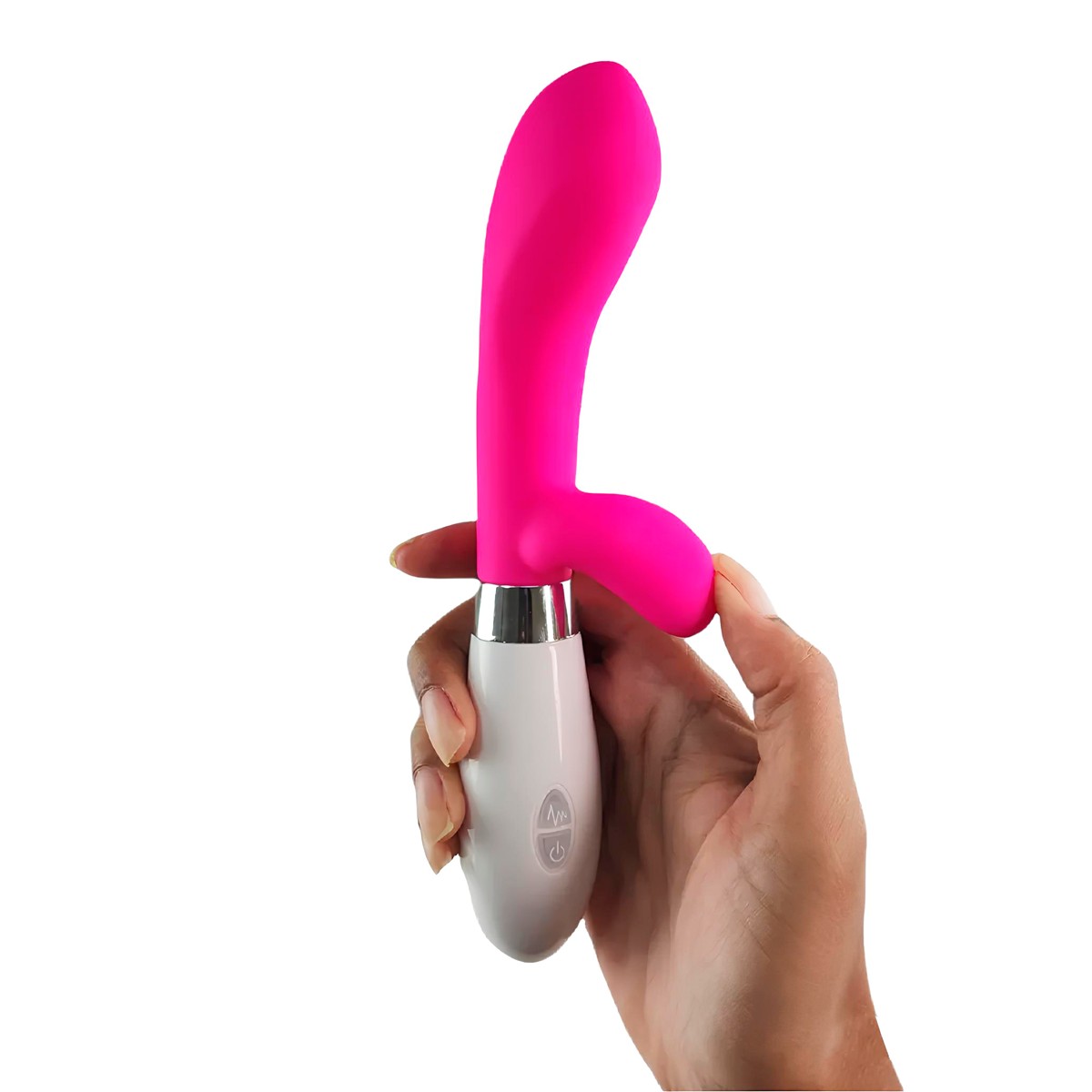 Vibrador Flexível Estimulador de Ponto G e de Clítoris em Silicone com 10 Modos de Vibrações - XXOO Perfect Love - 9,5 x 3 cm | Disponível em 3 Cores - 3