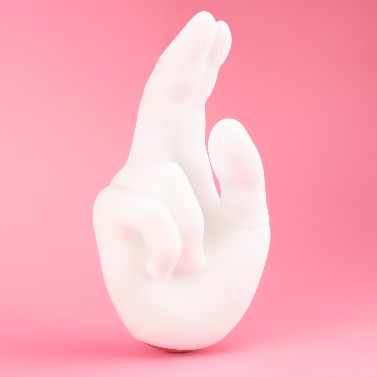 Vibrador em Formato de Mão em Silicone com 9 Vibrações, Movimentos de Vem Cá e Recarregável - Golden Right Hand - 5