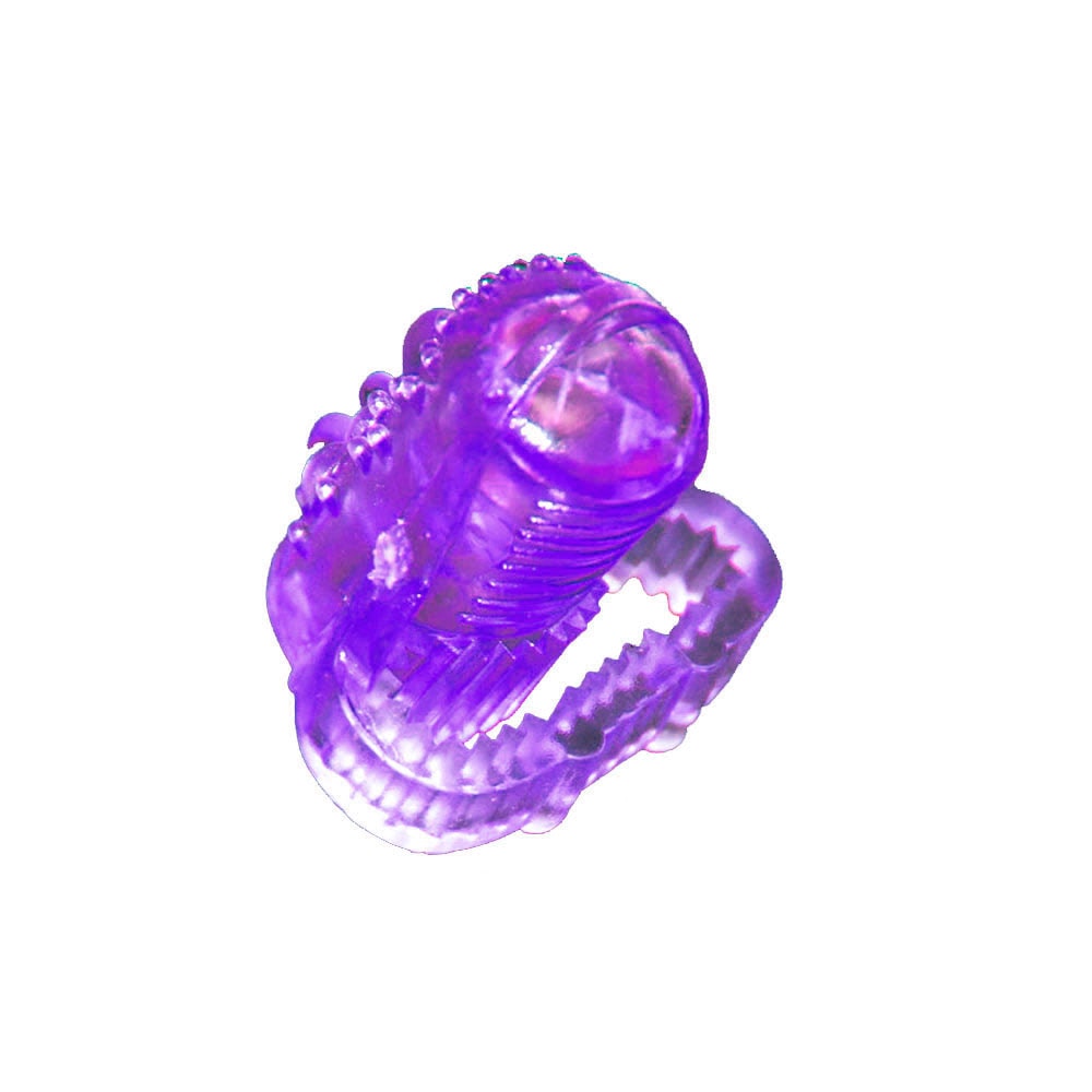 Mini Vibrador Dedeira com Vibração Única e Cerdas Estimuladoras - 3,6 x 1,7 cm | Disponível em 3 Cores - 2