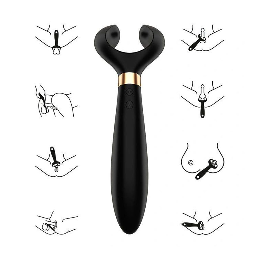 Vibrador Massageador Feito em Silicone, Recarregável com 3 Motores Individuais e 100 Combinações de Vibrações - Satisfyer Endless Fun | Disponível em 2 Cores - 11