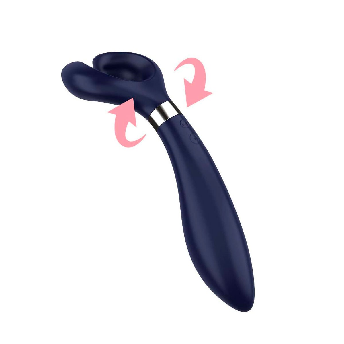 Vibrador Massageador Feito em Silicone, Recarregável com 3 Motores Individuais e 100 Combinações de Vibrações - Satisfyer Endless Fun | Disponível em 2 Cores - 5