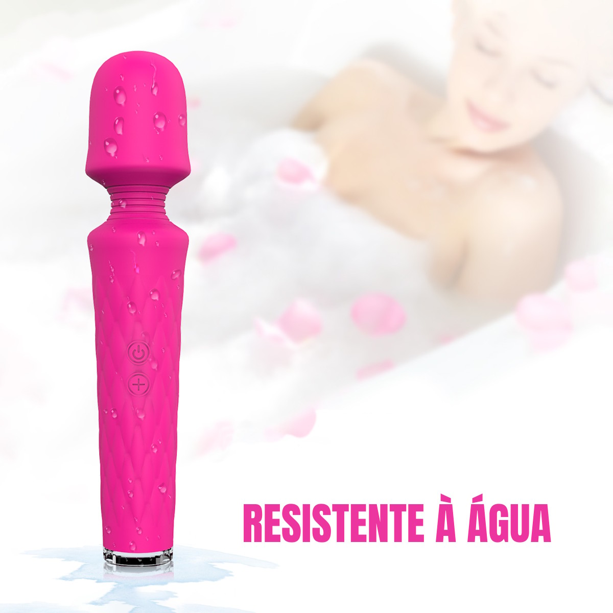 Vibrador Massageador em Silicone com 7 Modos de Vibrações, 4 Intensidades e Recarregável - S-Hande Luna | 21,5 x 4,4 cm | Disponível em 3 Cores - 8
