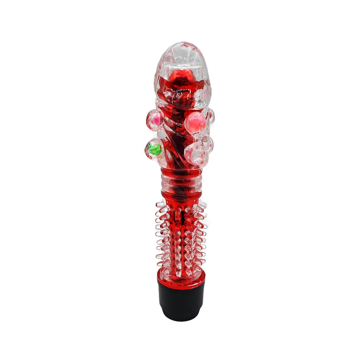 Vibrador Personal com Capa de Glande, Texturas Massageadoras e Vibração Multivelocidade - Vibrator G Spot | 14,3 x 1,7 cm | Disponível em 4 Cores - 1