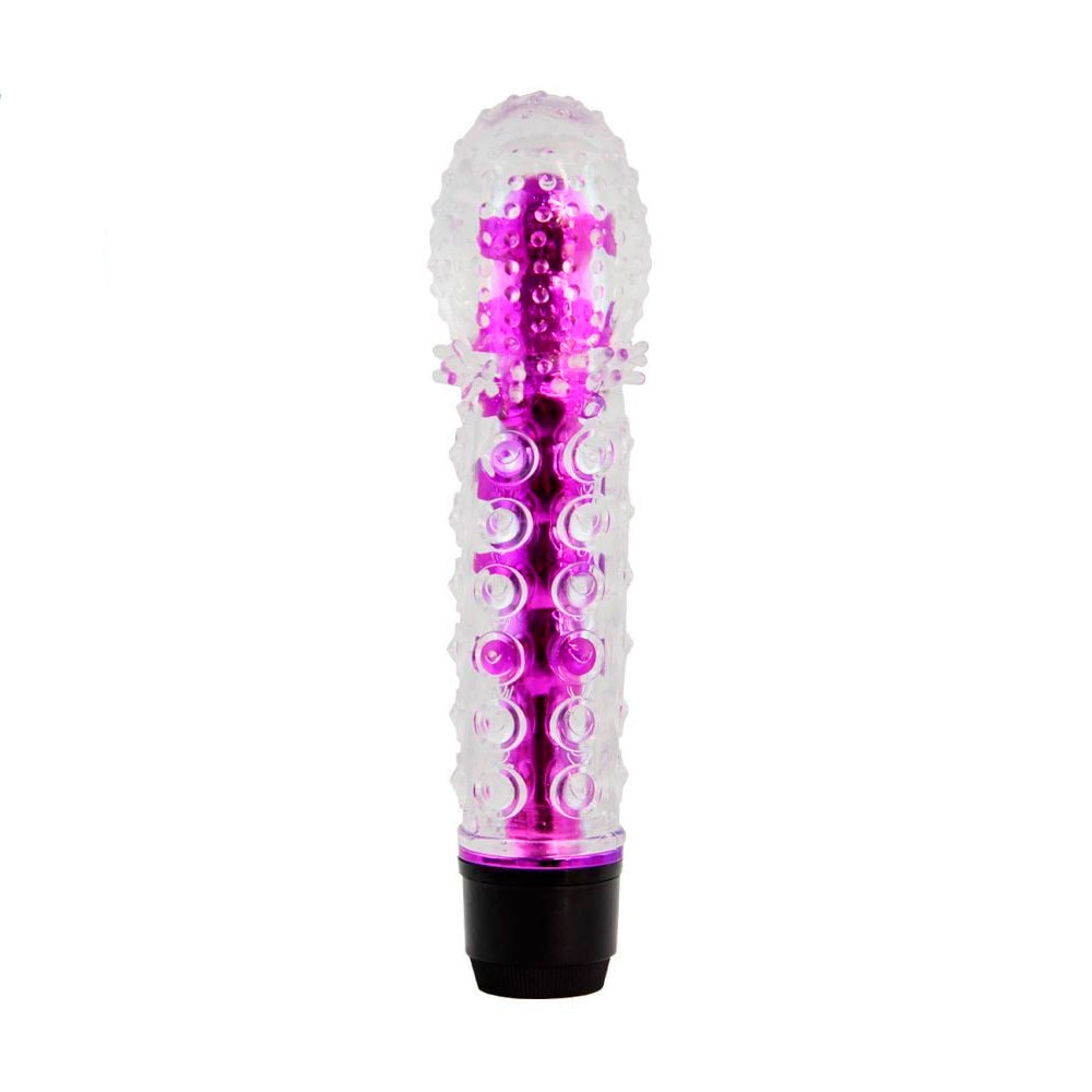Vibrador Personal no Formato Escalonado com Capa Extensora Texturizada e Vibração Multivelocidade - Vibrator G Spot | 15,1 x 4 cm | Disponível em 5 Cores - 1