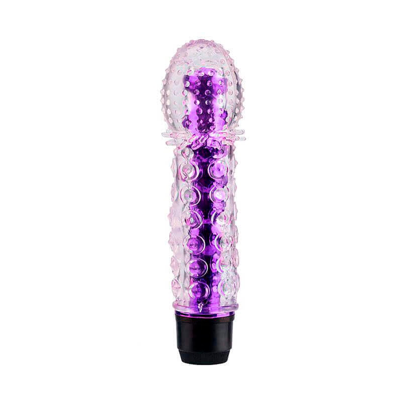 Vibrador Personal no Formato Escalonado com Capa Extensora Texturizada e Vibração Multivelocidade - Vibrator G Spot | 15,1 x 4 cm | Disponível em 5 Cores - 3
