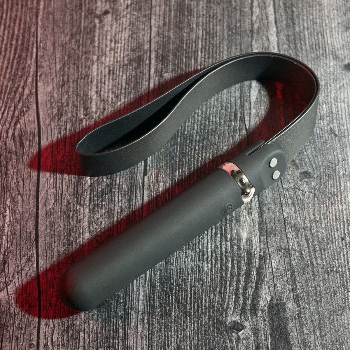 Vibrador Personal Recarregável com 9 Modos de Vibração e Chicote em Couro Sintético - Adam & Eve The Spank Me Vibe | 11,8 x 3 cm - 3