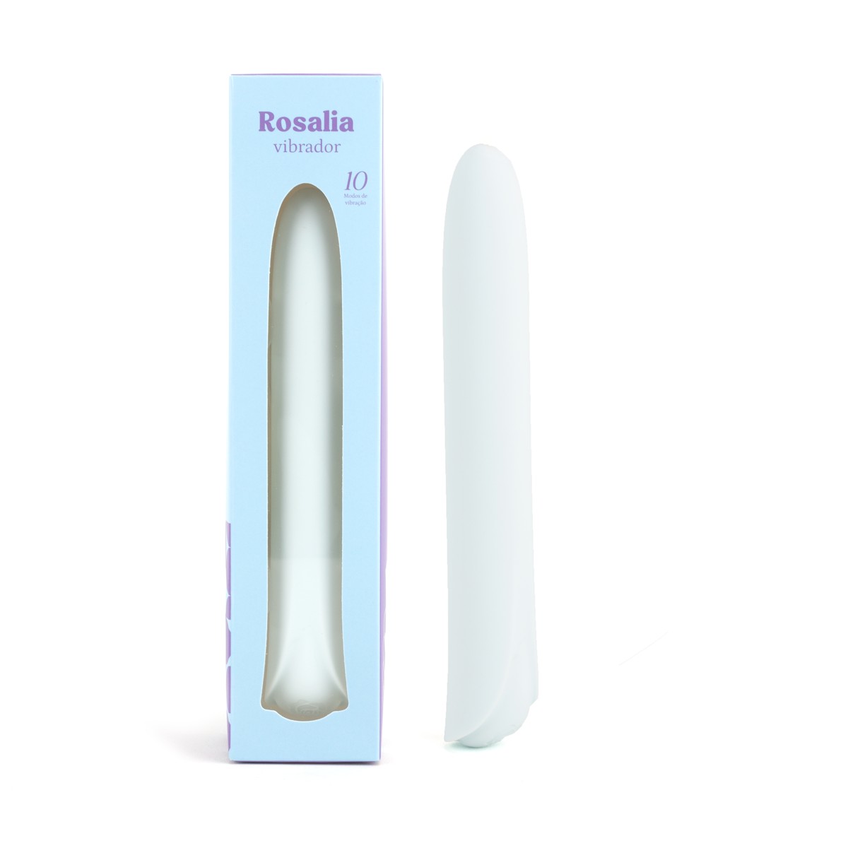 Vibrador Personal em Silicone Macio e Flexível com 10 Modos de Vibração - Exclusiva Rosalia | 13 x 2,4 cm | Disponível em 2 Cores - 5
