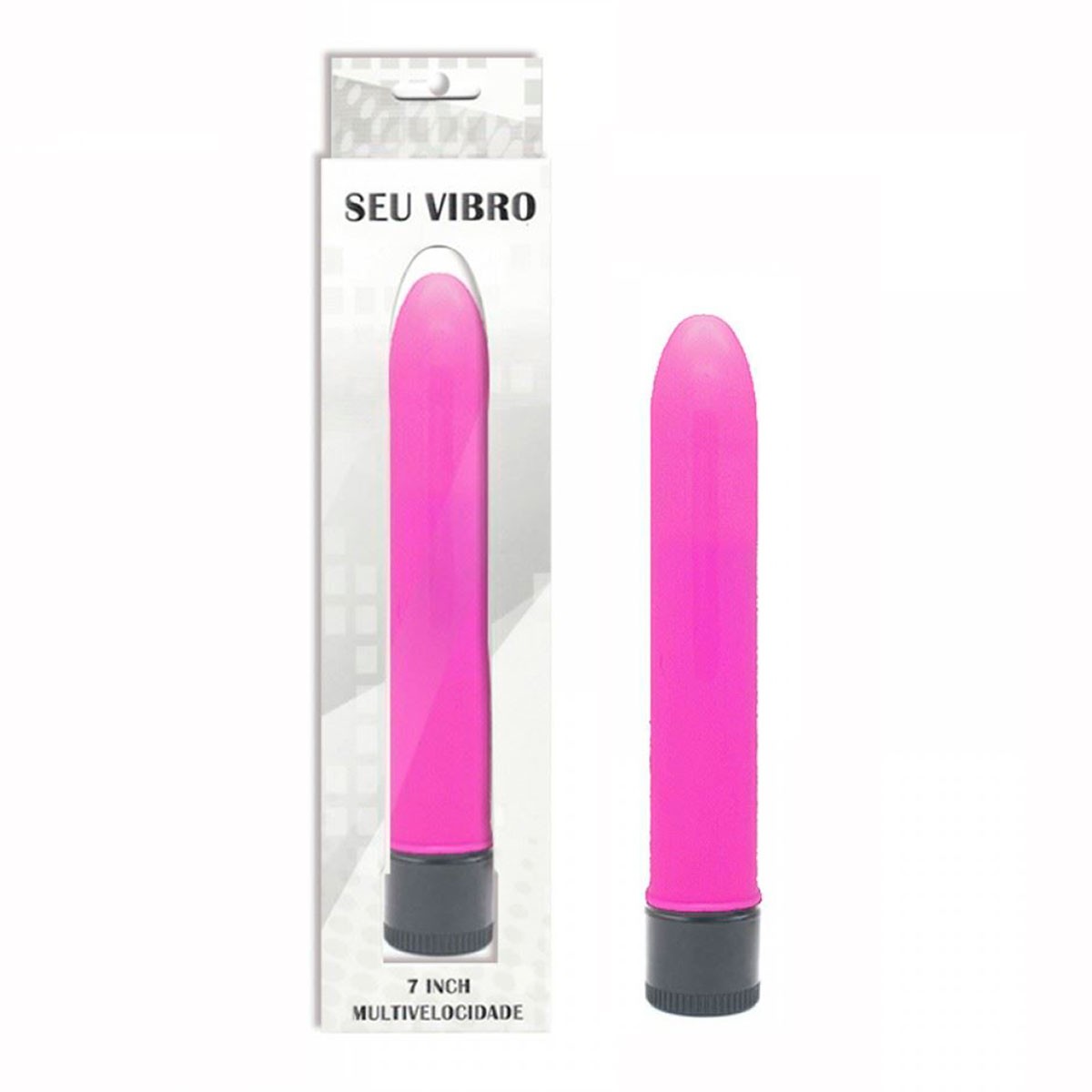Vibrador Personal com Vibração Multivelocidade - Seu Vibro | 17,5 x 2,8 cm | Disponível em 5 Cores - 1