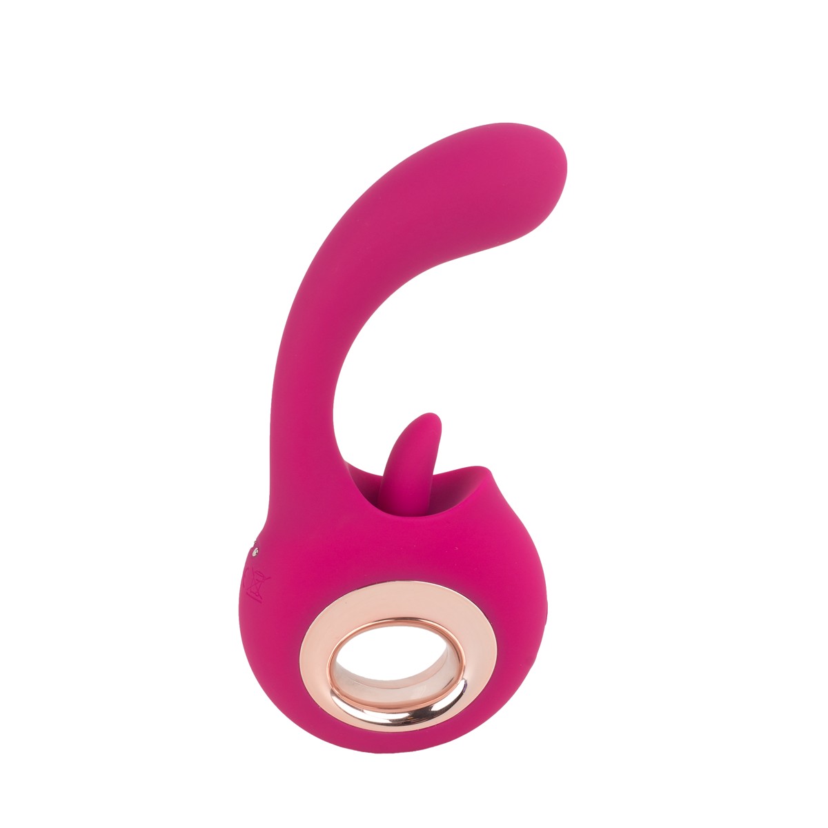 Vibrador de Ponto G Com 9 Modos de Vibração e Língua Estimuladora Com 9 Movimentos, Recarregável - S-Hande Woo | 11,5 x 2,9 cm | Disponível em 2 Cores - 3