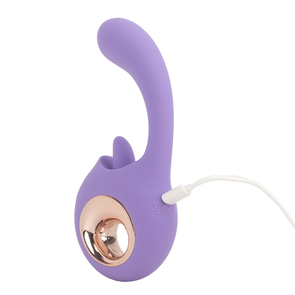 Vibrador de Ponto G Com 9 Modos de Vibração e Língua Estimuladora Com 9 Movimentos, Recarregável - S-Hande Woo | 11,5 x 2,9 cm | Disponível em 2 Cores - 8