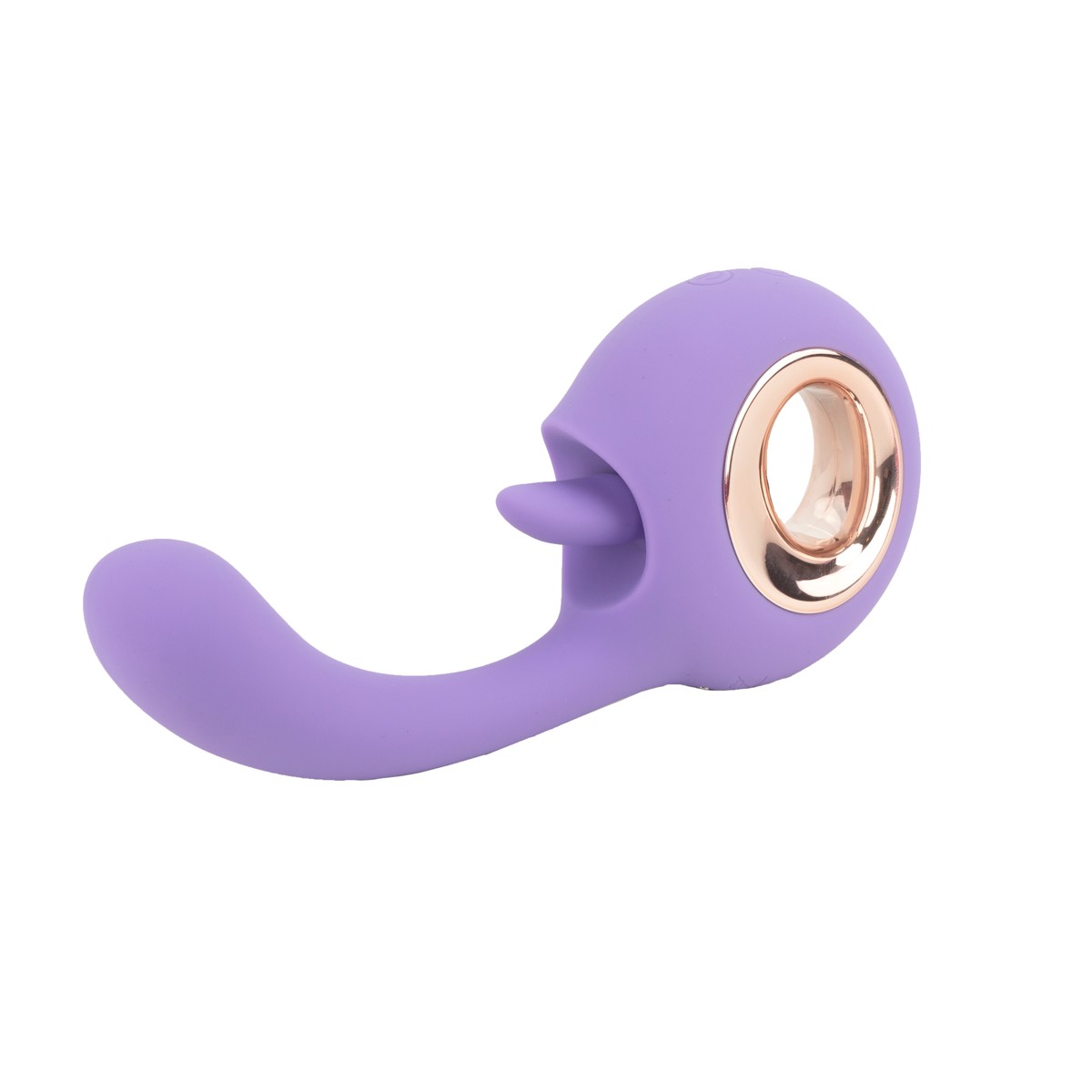 Vibrador de Ponto G Com 9 Modos de Vibração e Língua Estimuladora Com 9 Movimentos, Recarregável - S-Hande Woo | 11,5 x 2,9 cm | Disponível em 2 Cores - 6