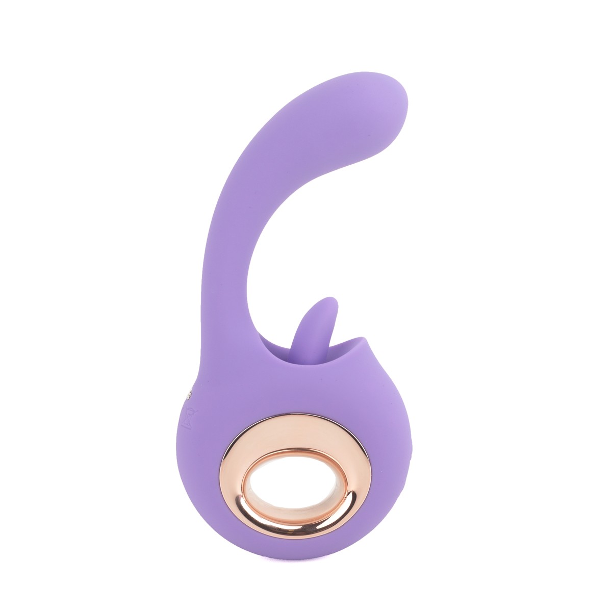 Vibrador de Ponto G Com 9 Modos de Vibração e Língua Estimuladora Com 9 Movimentos, Recarregável - S-Hande Woo | 11,5 x 2,9 cm | Disponível em 2 Cores - 7