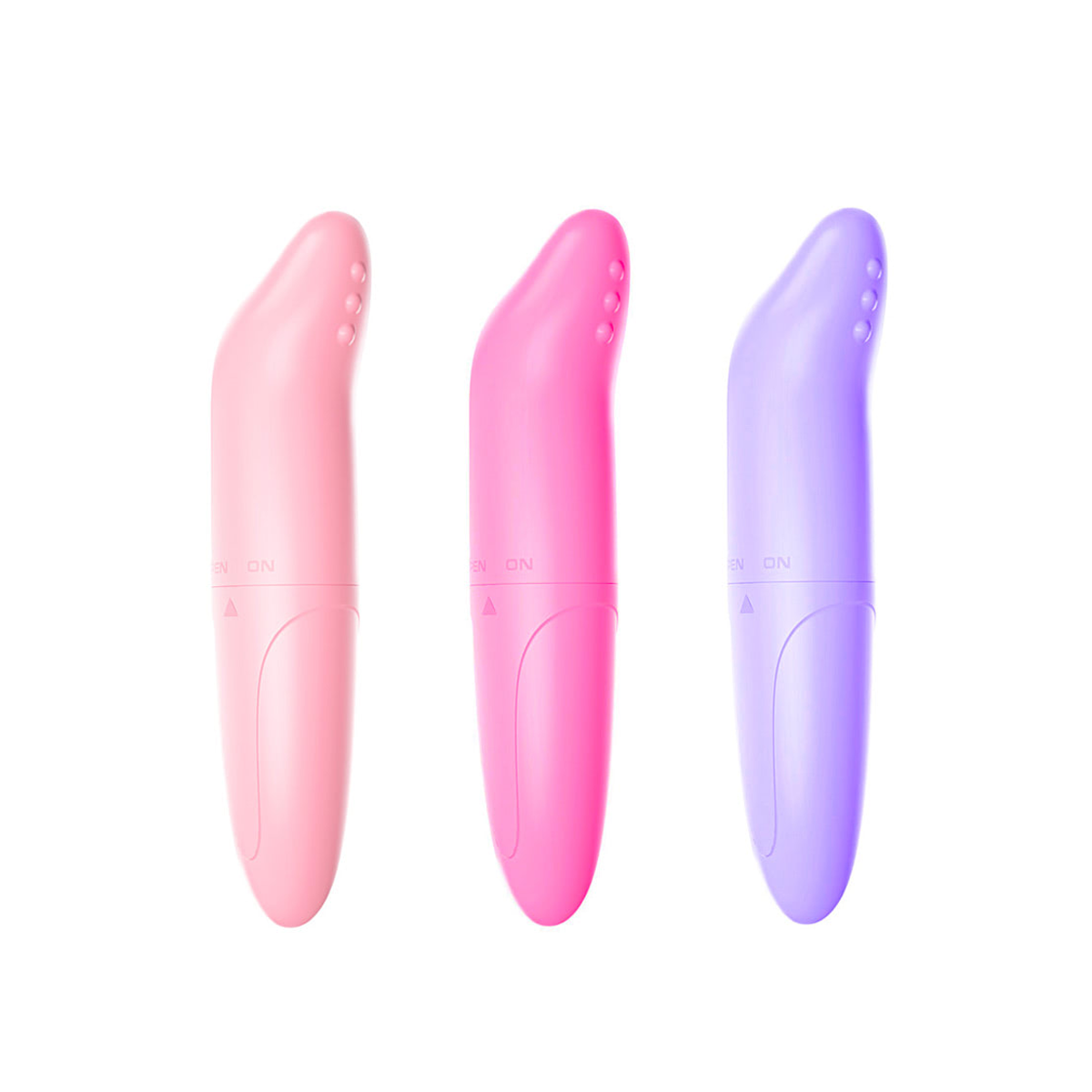 Vibrador de Ponto G em ABS Atóxico com Ponta Levemente Curvada e Vibração Única - YouVibe | 6,3 x 2,5 cm | Disponível em 3 Cores - 1