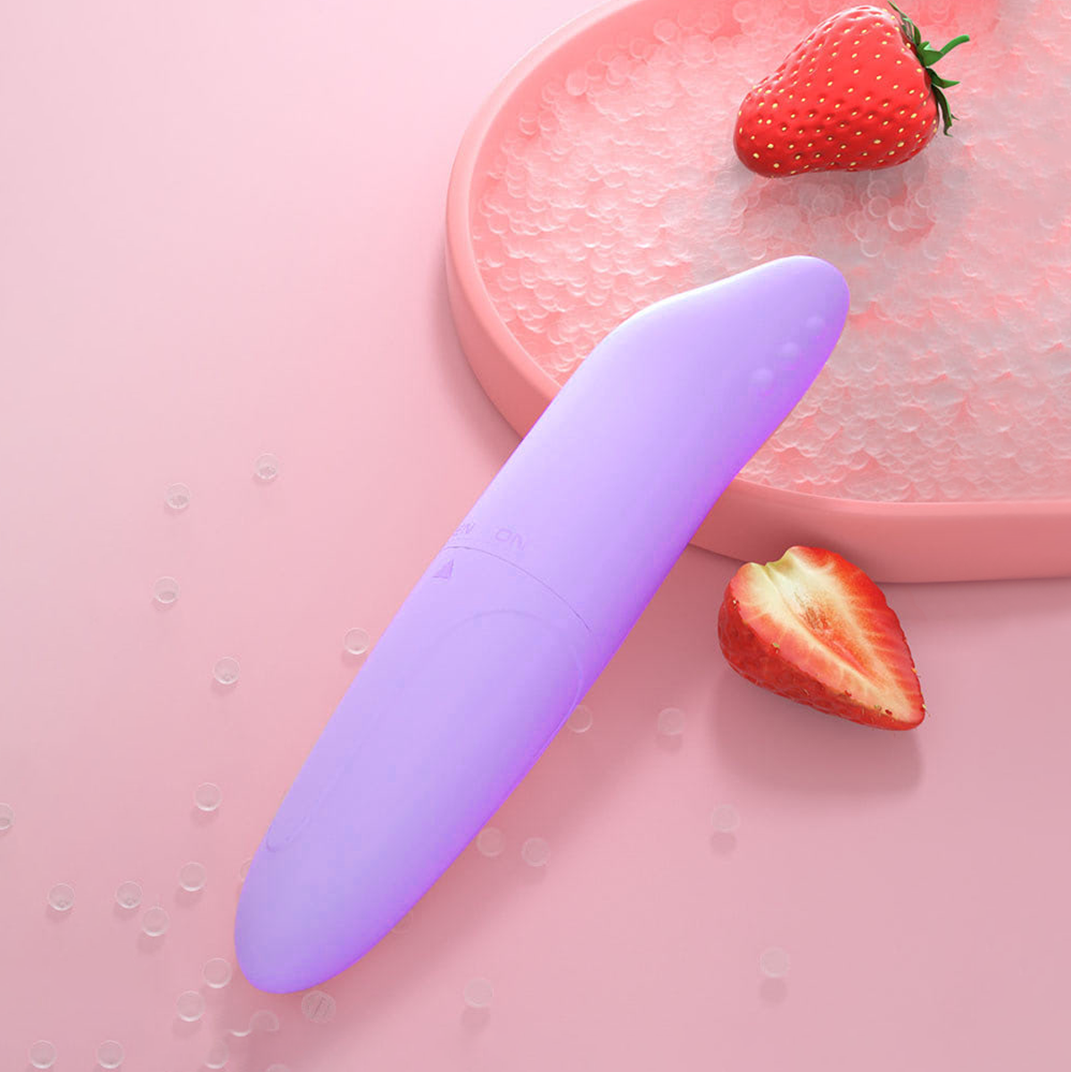 Vibrador de Ponto G em ABS Atóxico com Ponta Levemente Curvada e Vibração Única - YouVibe | 6,3 x 2,5 cm | Disponível em 3 Cores - 4