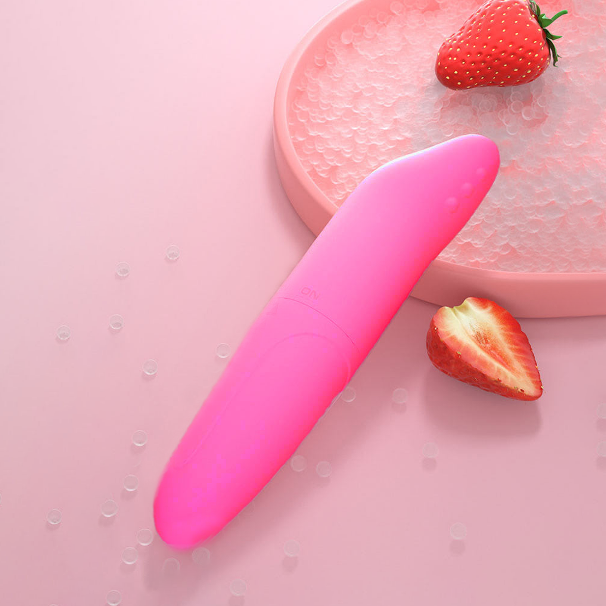Vibrador de Ponto G em ABS Atóxico com Ponta Levemente Curvada e Vibração Única - YouVibe | 6,3 x 2,5 cm | Disponível em 3 Cores - 9
