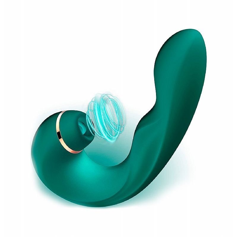 Vibrador de Ponto G e Clitóris Recarregável com 10 Modos de Vibrações, 5 Modos de Pulsação e 5 Modos de Toque - Mappy Hour | 12,3 x 3,3 cm | Disponível em 2 Cores - 6