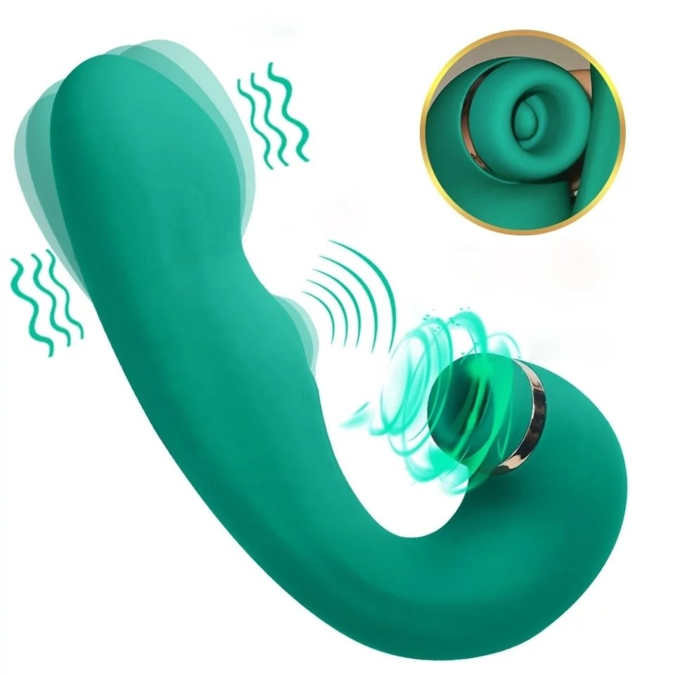Vibrador de Ponto G e Clitóris Recarregável com 10 Modos de Vibrações, 5 Modos de Pulsação e 5 Modos de Toque - Mappy Hour | 12,3 x 3,3 cm | Disponível em 2 Cores - 7