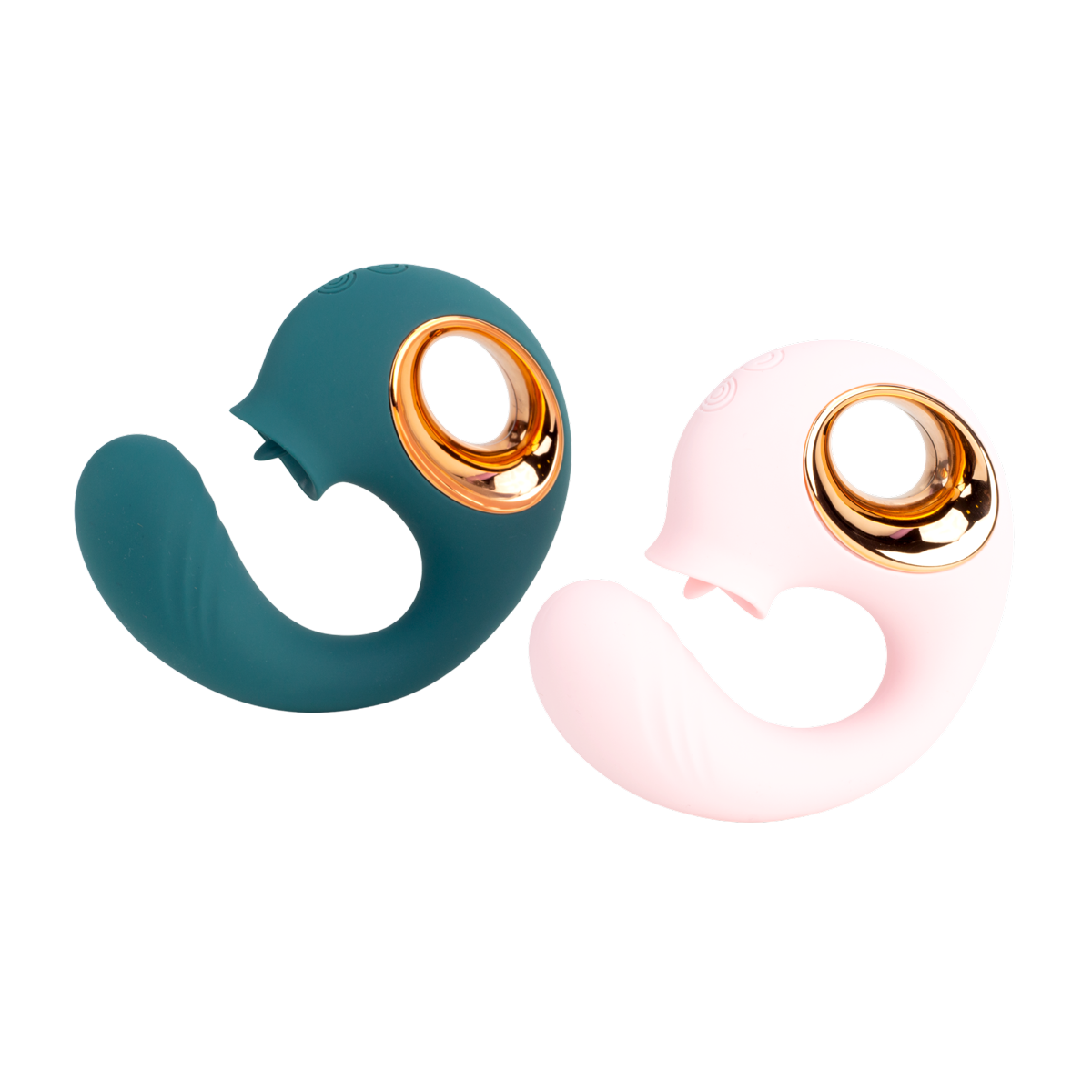Vibrador de Ponto G e Clitóris em Silicone com 12 Modos de Vibração, 12 Tipos de estimulação e Recarregável - Born To Feeling | 9 cm x 3,3 cm | Disponível em 2 Cores - 2