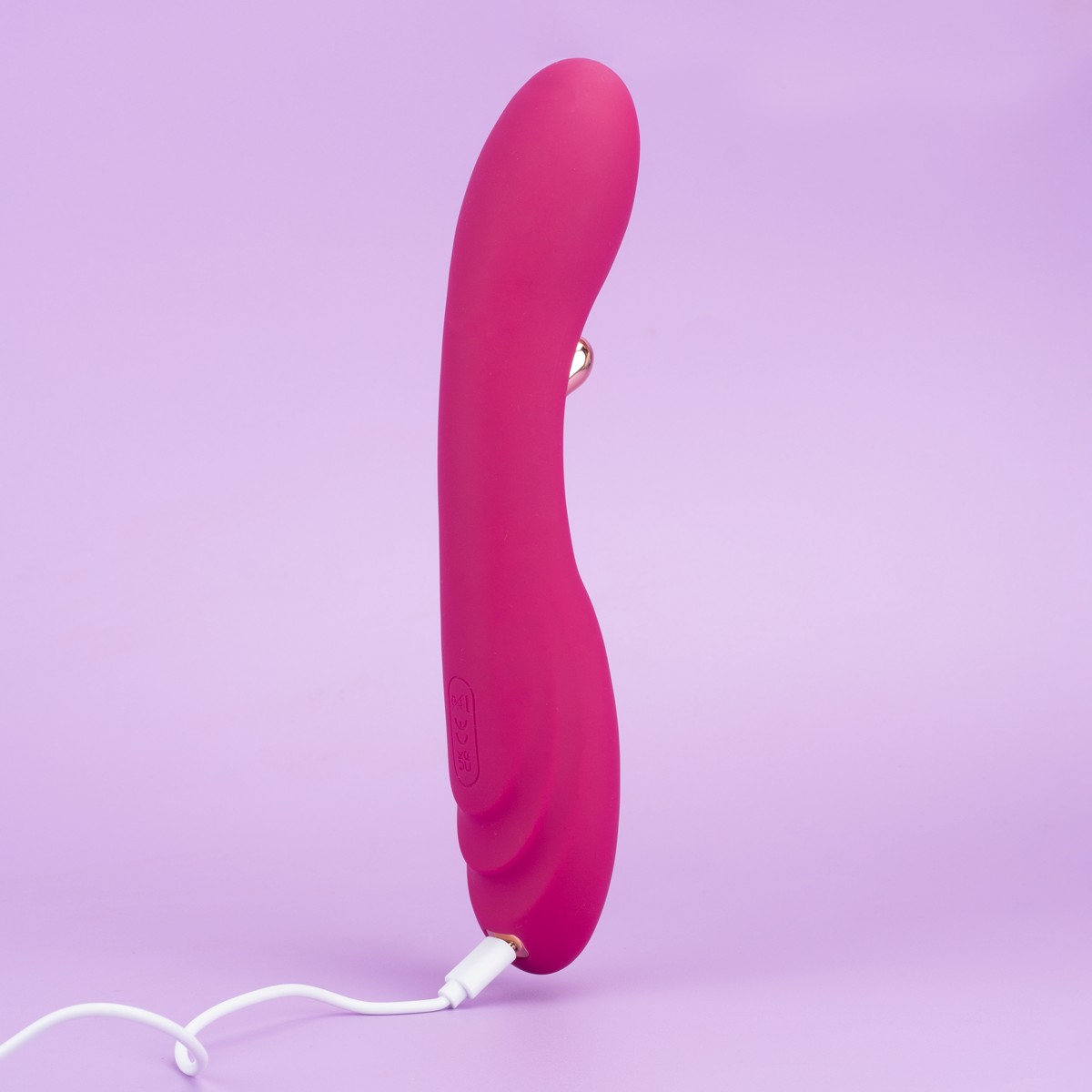 Vibrador de Ponto G e Clitóris em Silicone com 9 Modos de Vibração, 2 Motores e Recarregável - Exclusiva Brigite - 4