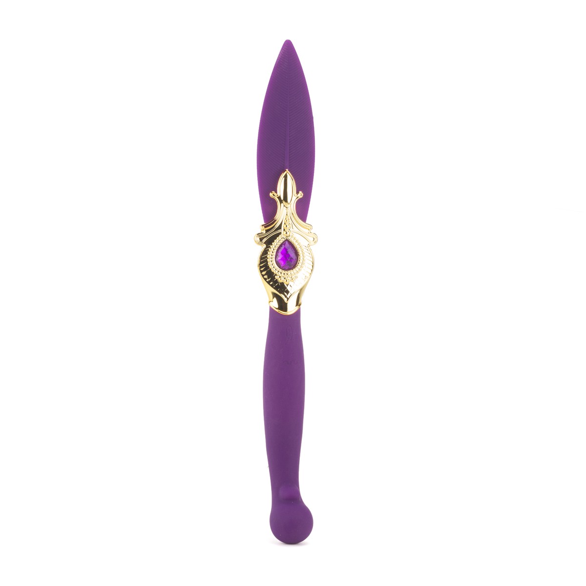 Vibrador de Ponto G e Clitóris em Forma de Pena, Feito em Silicone com 9 Modos de Vibração, 2 Motores e Carregamento via Cabo USB - S-Hande Whisper | Disponível em 2 Cores - 6