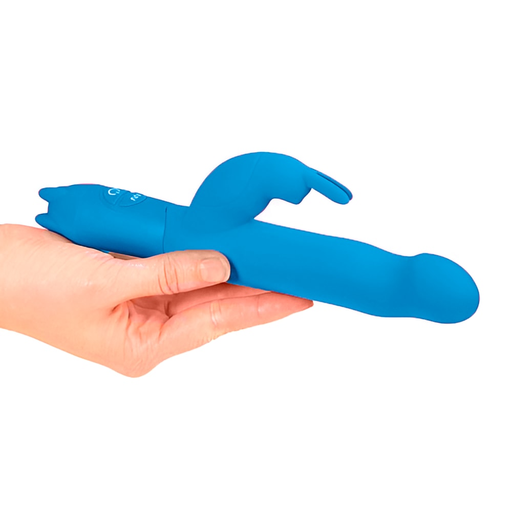 Vibrador Rabbit em Silicone com 10 Modos de Vibração - Aphrodisia Honey Bunny | Disponível em 3 Cores - 1