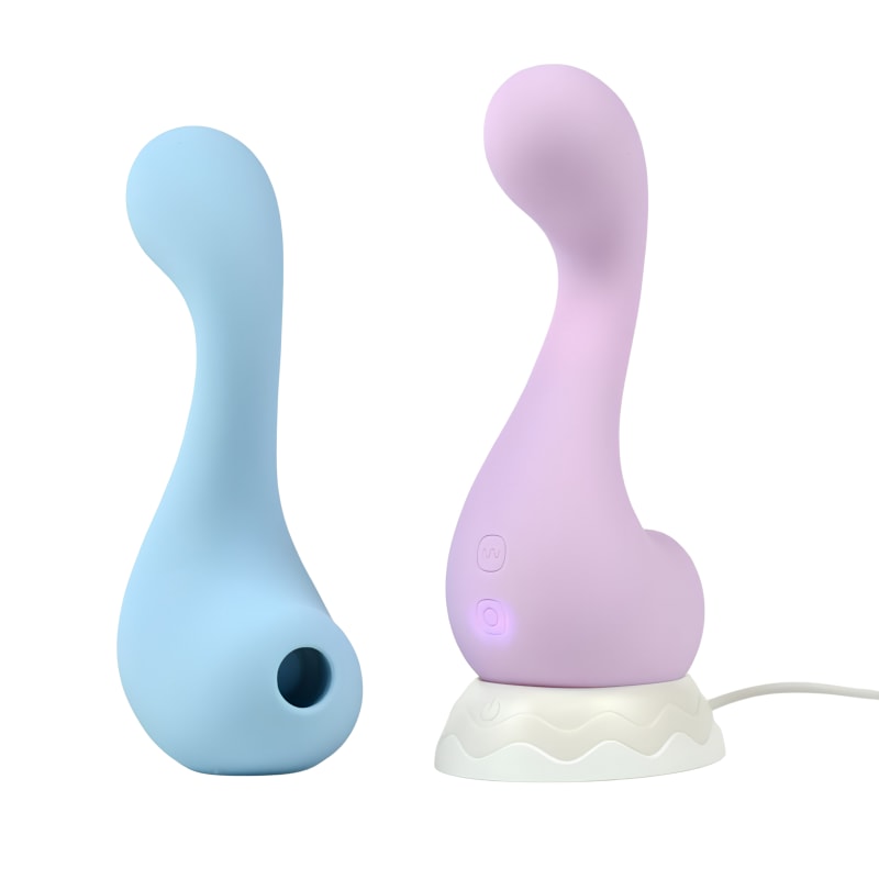 Vibrador Duplo em Silicone com 7 Modos de Vibrações, 7 Níveis de Pulsação e Carregamento via Cabo USB - Intt My Sweet Dino | Disponível em 2 Cores - 11
