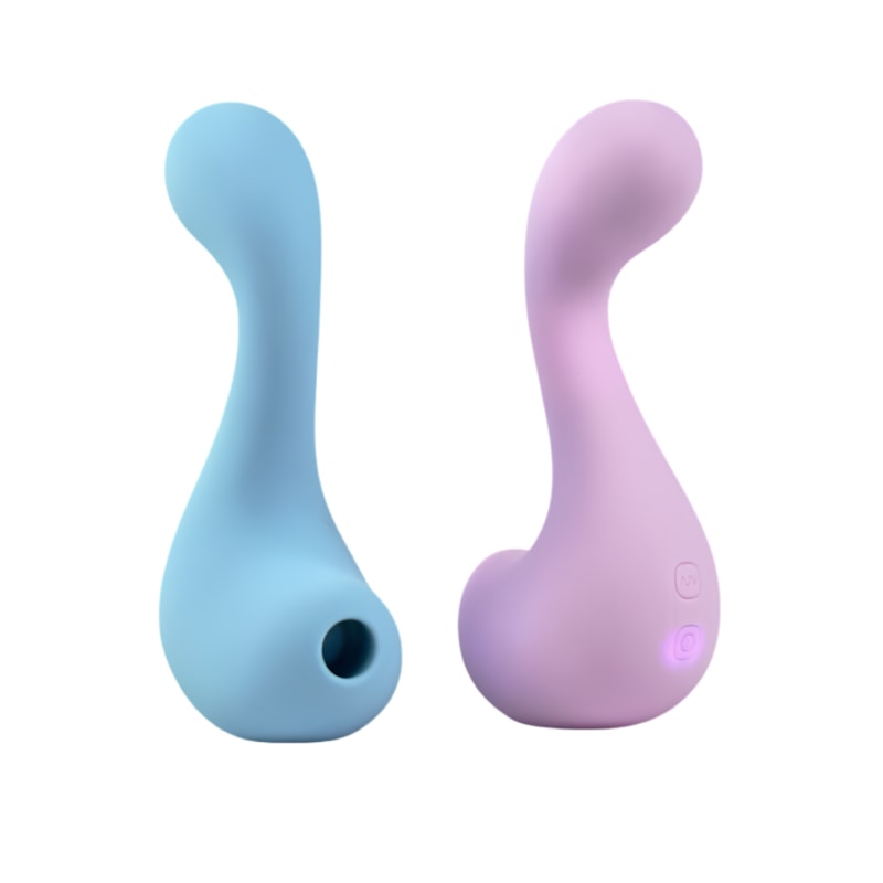 Vibrador Duplo em Silicone com 7 Modos de Vibrações, 7 Níveis de Pulsação e Carregamento via Cabo USB - Intt My Sweet Dino | Disponível em 2 Cores - 12